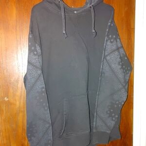 ʕ·ᴥ·ʔ Hollywood L. A. Cal. Bandana Print Hooded Sweatshirt Large